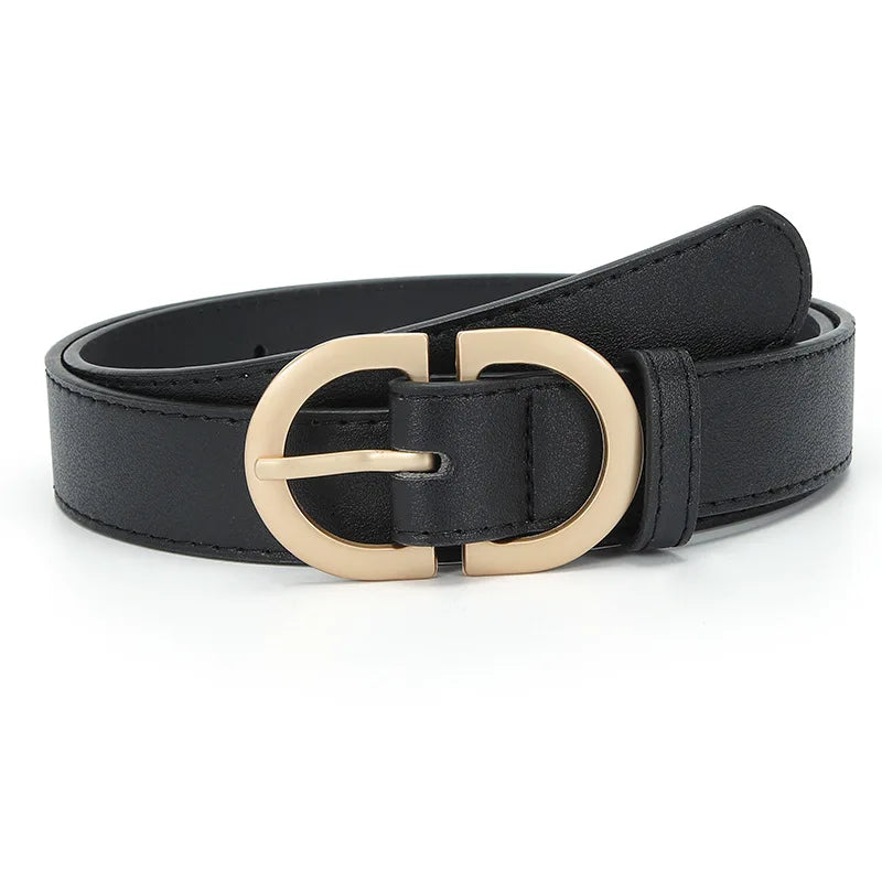 105cm Female Fashion Belt Simple Metal