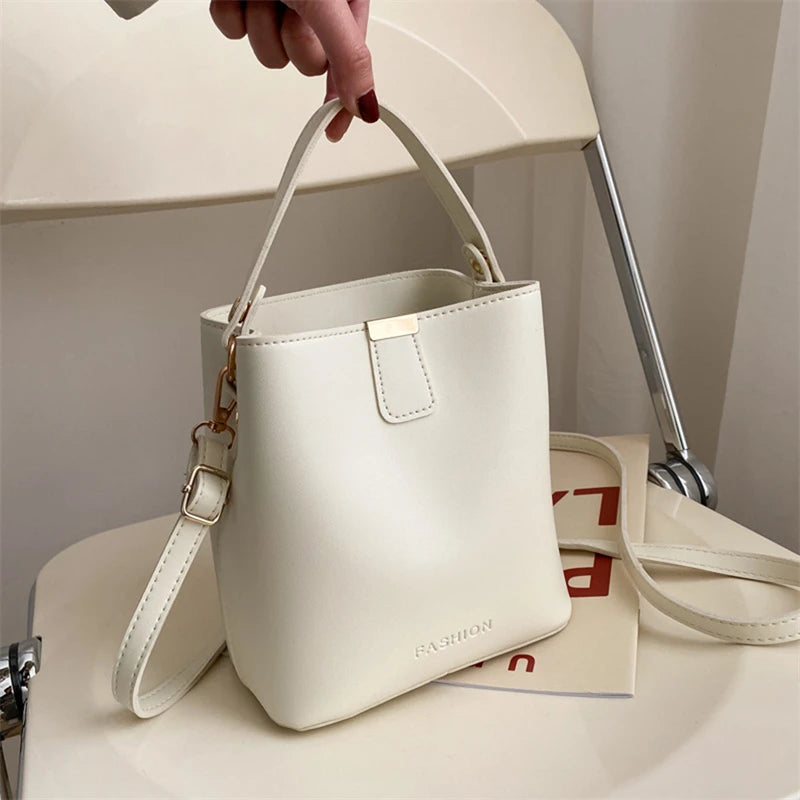 Women Bucket Shoulder Bag Crossbody Handbag