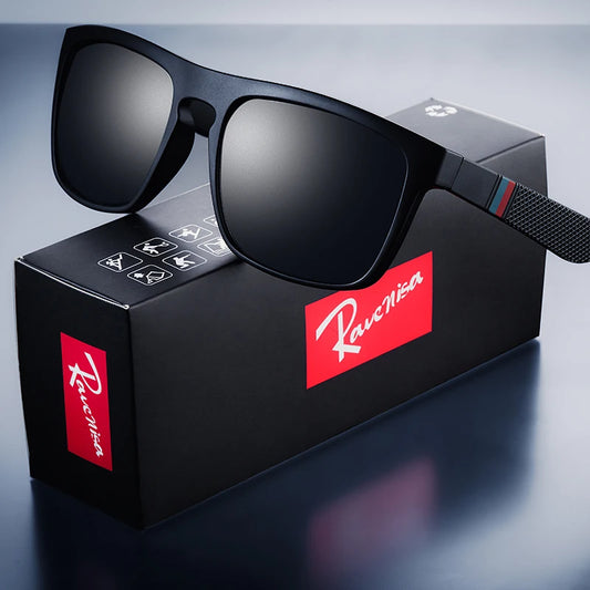 Fashion Square Vintage Polarized Sunglasses Men Women